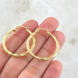 Candongas Sofi 2.85gr / 3cm / Oro 18K