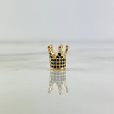 Herraje Corona 1.25gr / 0.7cm / Circones Negros Oro Amarillo