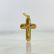 Dije Cruz Cristo 1.8gr / 3.8cm / Prismática Oro Amarillo