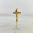 Dije Cruz Cristo 1.05gr / 3cm / Barra Lisa Oro Amarillo
