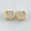 Candongas Carriles Independientes 3.1gr / 1cm / Oro 18K