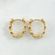 Candongas Eslabones Circulares 2.9gr / 1.5cm / Oro 18K