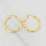 Candongas Kari 2.9g / 3.3cm Oro Amarillo 18K