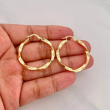 Candongas Kari 2.9g / 3.3cm Oro Amarillo 18K