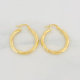 Candongas Mary 2.7g / 2.7cm Oro Amarillo 18K