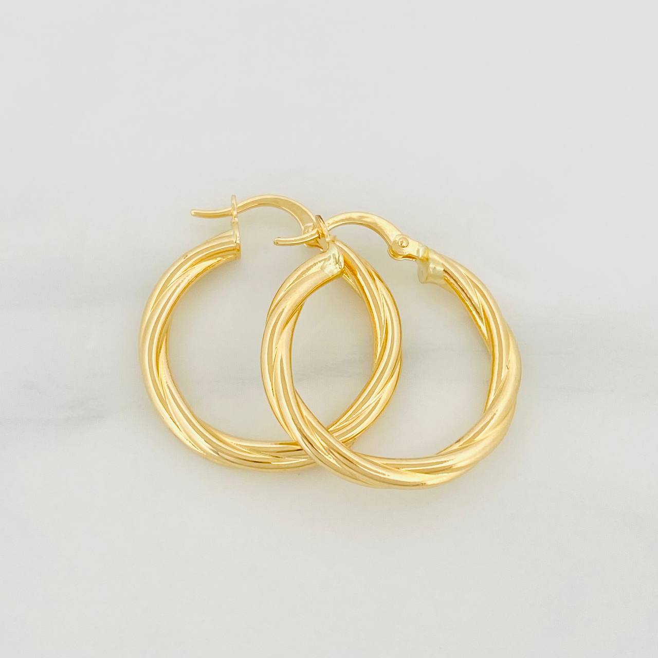 Candongas Mary 2.7g / 2.7cm Oro Amarillo 18K