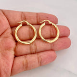 Candongas Mary 2.7g / 2.7cm Oro Amarillo 18K