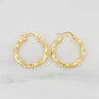 Candongas Kari Rayada 1.9g / 2.4cm Oro Amarillo 18K