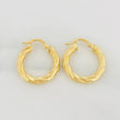 Candongas Mary 2.7g / 2.2cm Oro Amarillo 18K
