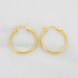 Candongas Mary 1.4g / 2.2cm Oro Amarillo 18K