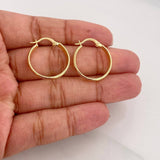 Candongas Mary 1.4g / 2.2cm Oro Amarillo 18K