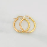 Candongas Adel 1.5g / 2.1cm Tres Oros 18K