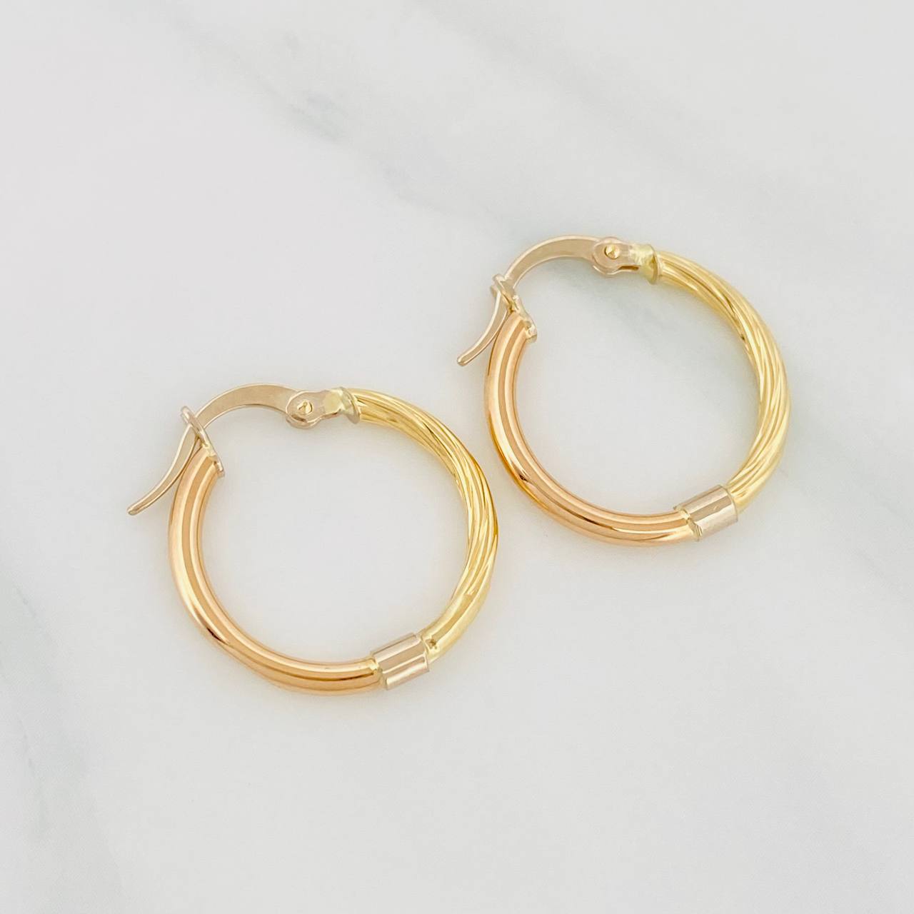 Candongas Adel 1.5g / 2.1cm Tres Oros 18K