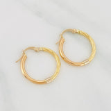Candongas Adel 1.5g / 2.1cm Tres Oros 18K