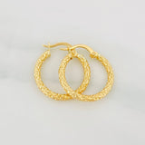 Candongas Fiorella 1.5g / 2.1cm Oro Amarillo 18K