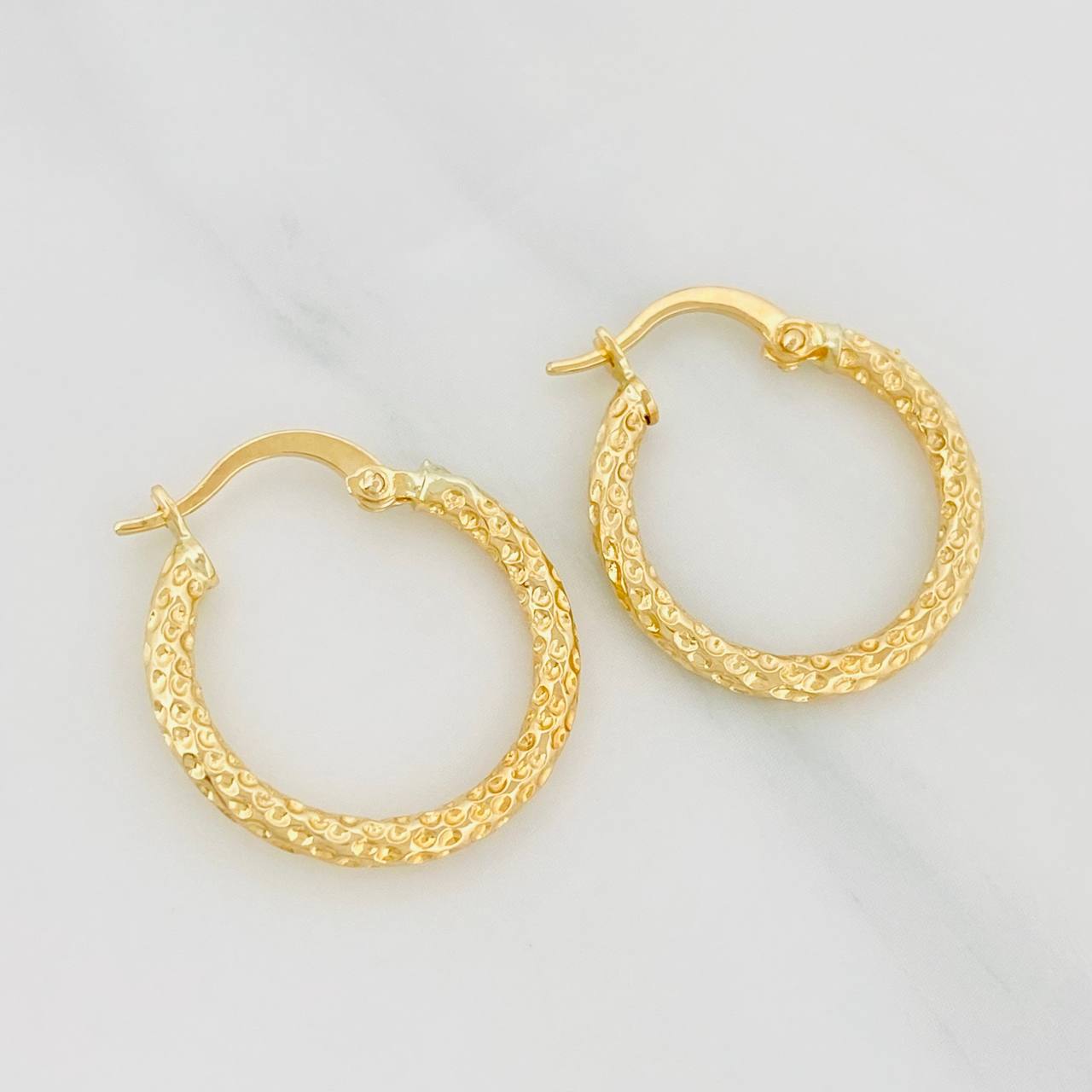 Candongas Fiorella 1.5g / 2.1cm Oro Amarillo 18K