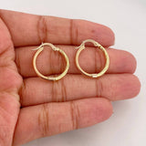 Candongas Adel 1.5g / 2.1cm Tres Oros 18K