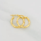 Candongas Gala 1.15g / 1.7cm Oro Amarillo 18K