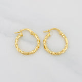 Candongas Kari 1.15g / 1.9cm Oro Amarillo 18K
