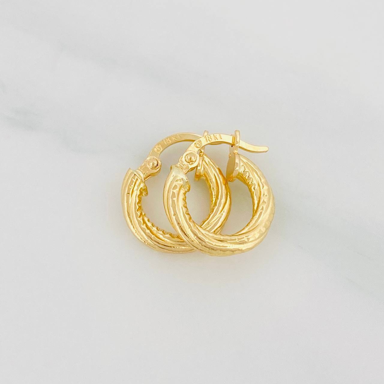 Candongas Carly 1.4g / 1.5cm Oro Amarillo 18K