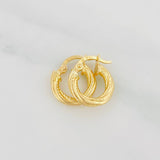 Candongas Carly 1.4g / 1.5cm Oro Amarillo 18K