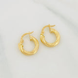 Candongas Carly 1.4g / 1.5cm Oro Amarillo 18K