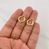Candongas Carly 1.4g / 1.5cm Oro Amarillo 18K