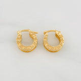 Candongas Bv 4.3g / 1.3cm Oro Amarillo 18K
