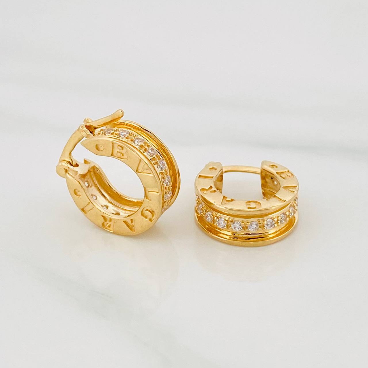 Candongas Bv 4.3g / 1.3cm Oro Amarillo 18K