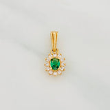 Dije Halo Circulo 1.15g / 1.5cm Oro Amarillo 18K