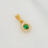 Dije Halo Circulo 1.15g / 1.5cm Oro Amarillo 18K