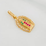 Dije Virgen de Guadalupe 1.3g / 2cm Oro Amarillo 18K