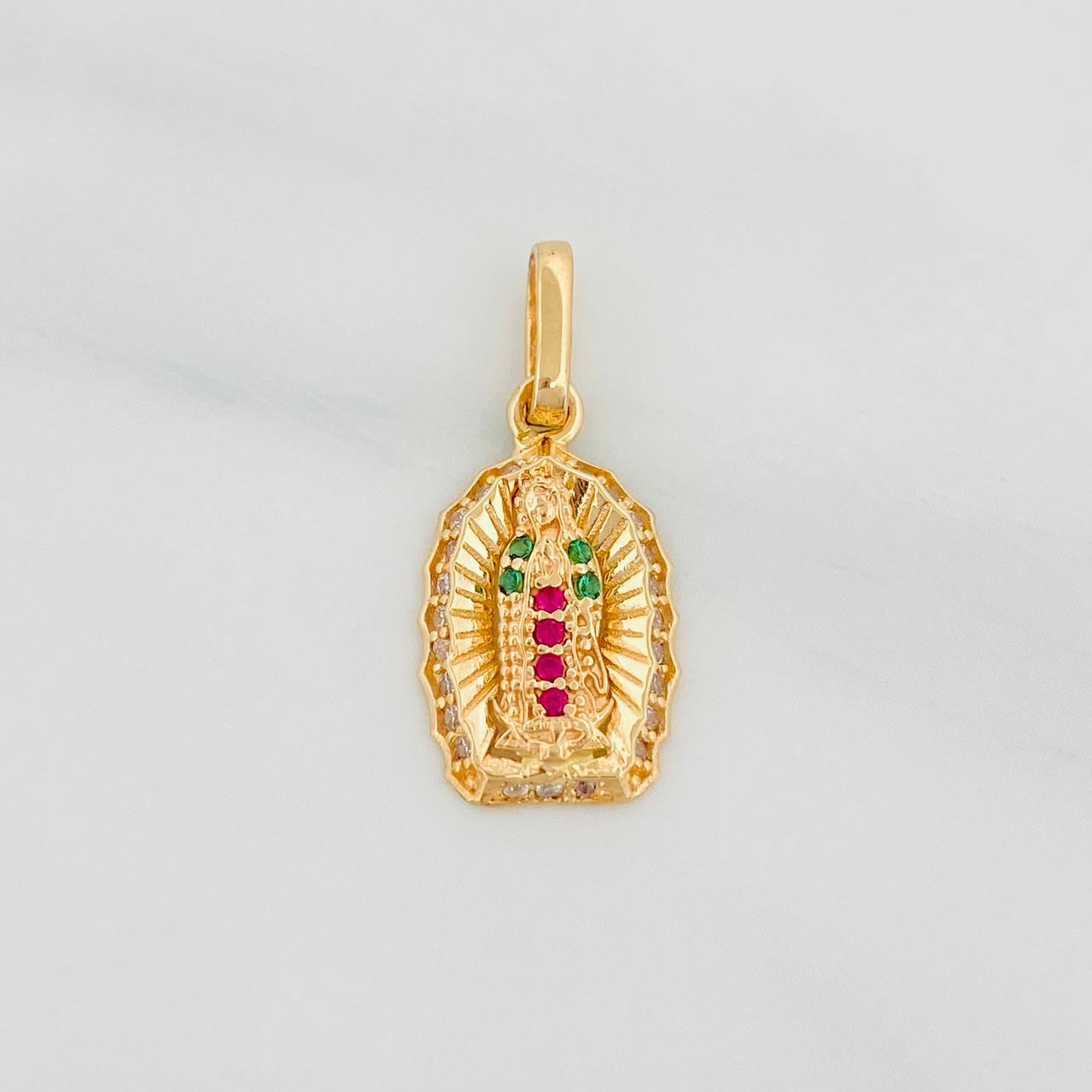 Dije Virgen de Guadalupe 1.25g / 2.1cm Oro Amarillo 18K