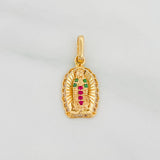 Dije Virgen de Guadalupe 1.3g / 2.1cm Oro Amarillo 18K