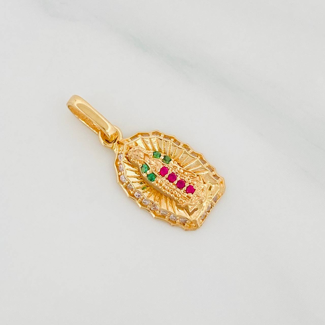 Dije Virgen de Guadalupe 1.3g / 2.1cm Oro Amarillo 18K