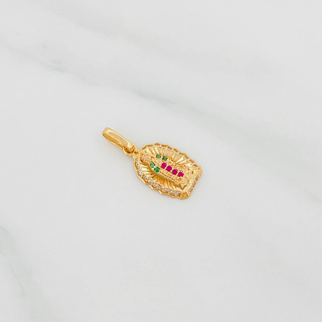 Dije Virgen de Guadalupe 1.25g / 2.1cm Oro Amarillo 18K