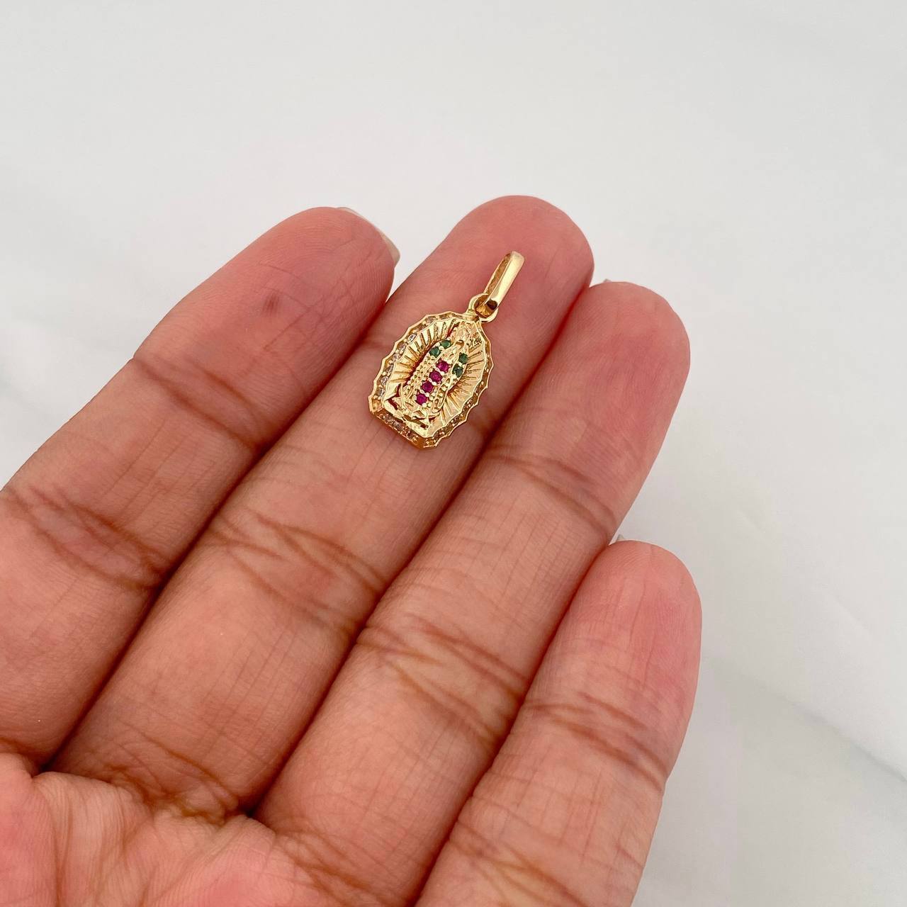 Dije Virgen de Guadalupe 1.25g / 2.1cm Oro Amarillo 18K