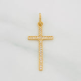 Dije Cruz 1.1g / 3.1cm Oro Amarillo 18K