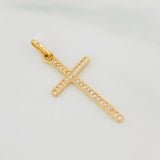 Dije Cruz 1.1g / 3.1cm Oro Amarillo 18K