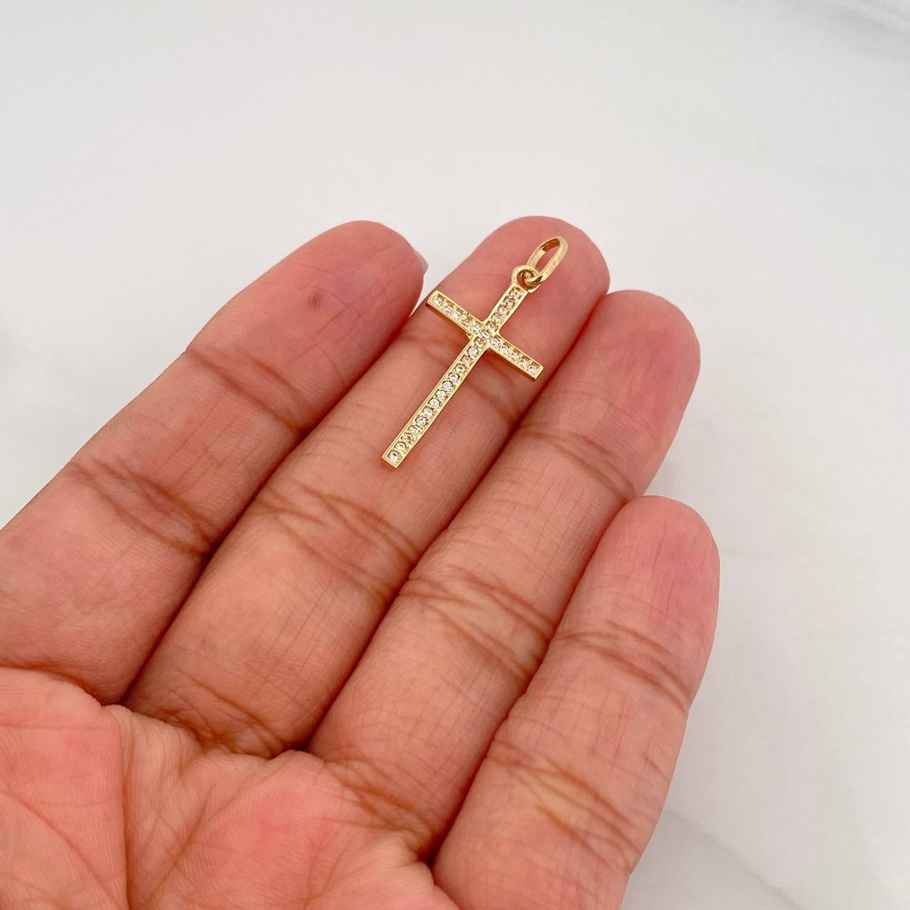 Dije Cruz 1.1g / 3.1cm Oro Amarillo 18K