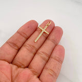 Dije Cruz 1.1g / 3.1cm Oro Amarillo 18K