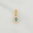 Dije Halo Circulo 1.2g / 1.5cm Oro Amarillo 18K
