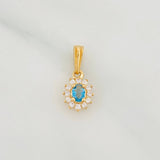 Dije Halo Circulo 1.2g / 1.5cm Oro Amarillo 18K