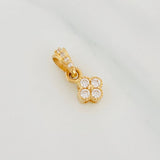 Dije Flor 0.75g / 1.3cm Oro Amarillo 18K