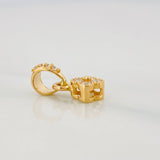 Dije Flor 0.75g / 1.3cm Oro Amarillo 18K