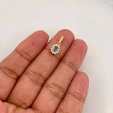 Dije Halo Circulo 1.2g / 1.5cm Oro Amarillo 18K