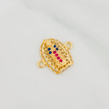 Herraje Virgen de Guadalupe 1.2g / 1.5cm Oro Amarillo 18K