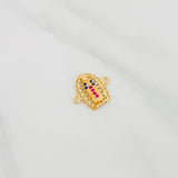 Herraje Virgen de Guadalupe 1.2g / 1.5cm Oro Amarillo 18K