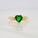 Anillo Corazón 1.85g / T6 1/4 Oro Amarillo 18K