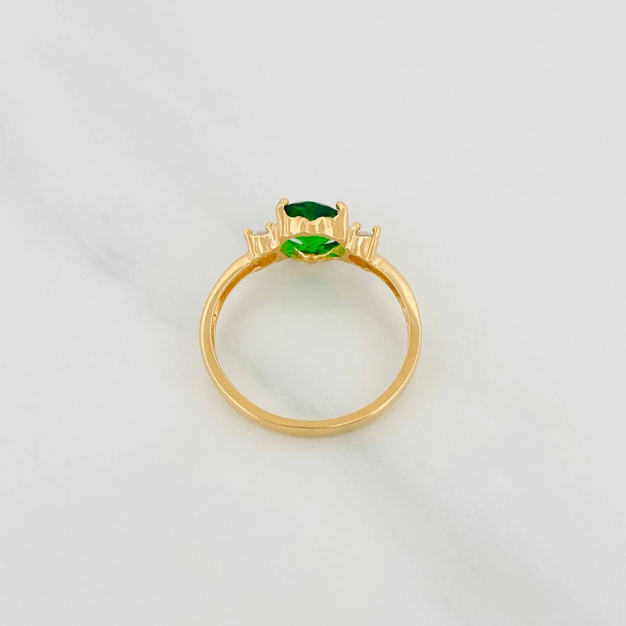 Anillo Corazón 1.85g / T6 1/4 Oro Amarillo 18K